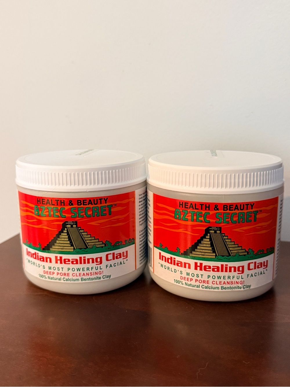 Aztec Secret Indian Healing Clay - Deep Pore Cleansing 1 lb jar (x2)